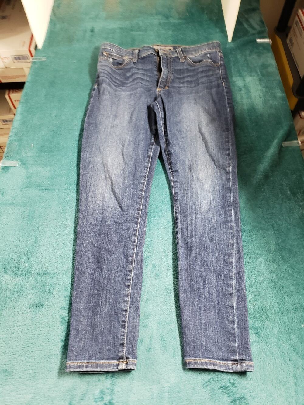 Joes Jeans Size 30 Womens Blue Pants Stretch Denim High Rise Skinny Ankle